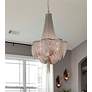 Maxim Chantilly 14" Wide Nickel Jewelry Chain Chandelier
