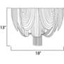 Maxim Chantilly 18" Wide Flush Mount Ceiling Light