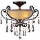 Maxim Chic Collection Heritage 25" Wide Ceiling Light