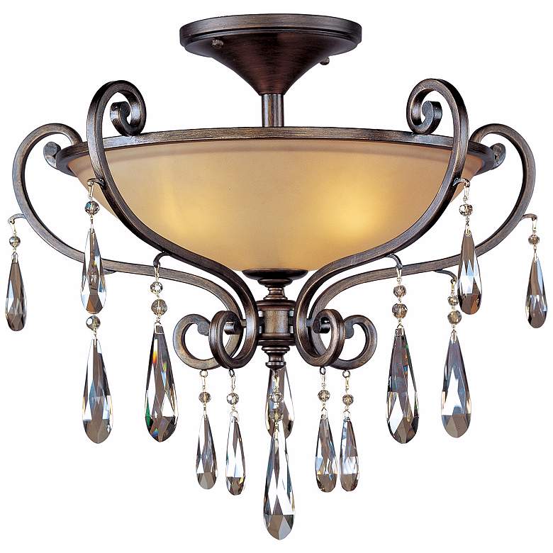 Image 1 Maxim Chic Collection Heritage 25 inch Wide Ceiling Light