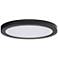 Maxim Chip 12" Black 22W RD LED Flush Mount