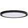 Maxim Chip 16" Black 32W RD LED Flush Mount