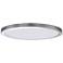 Maxim Chip 16" Satin Nickel 32W RD LED Flush Mount