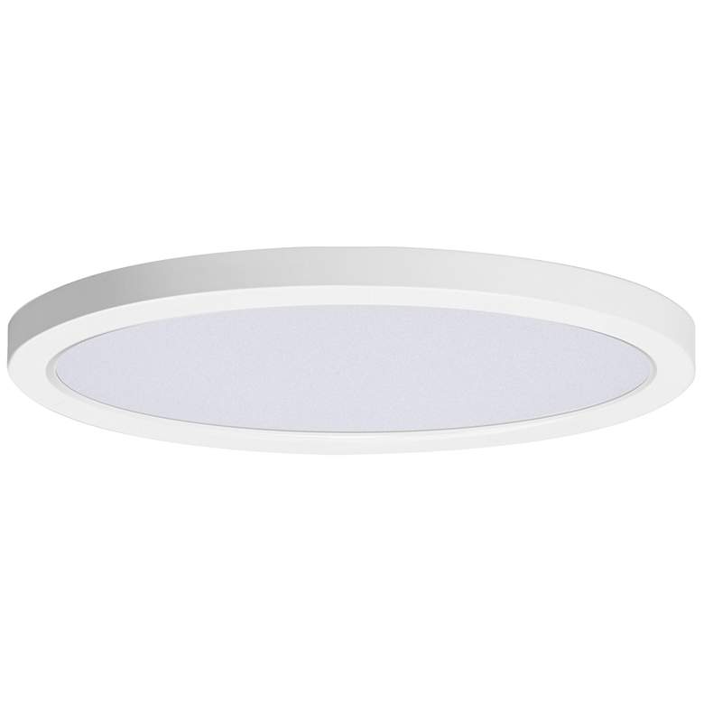 Image 1 Maxim Chip 16" White 32W RD LED Flush Mount