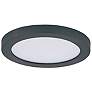 1_Maxim Chip 5 1/2" Wide Black LED Ceiling Light