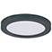 Maxim Chip 5 1/2" Wide Black LED Ceiling Light