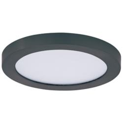Maxim Chip 5 1/2" Wide Black LED Ceiling Light