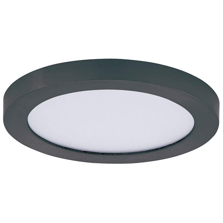 Image 1 Maxim Chip 5" Black 12W RD LED Ceiling Light