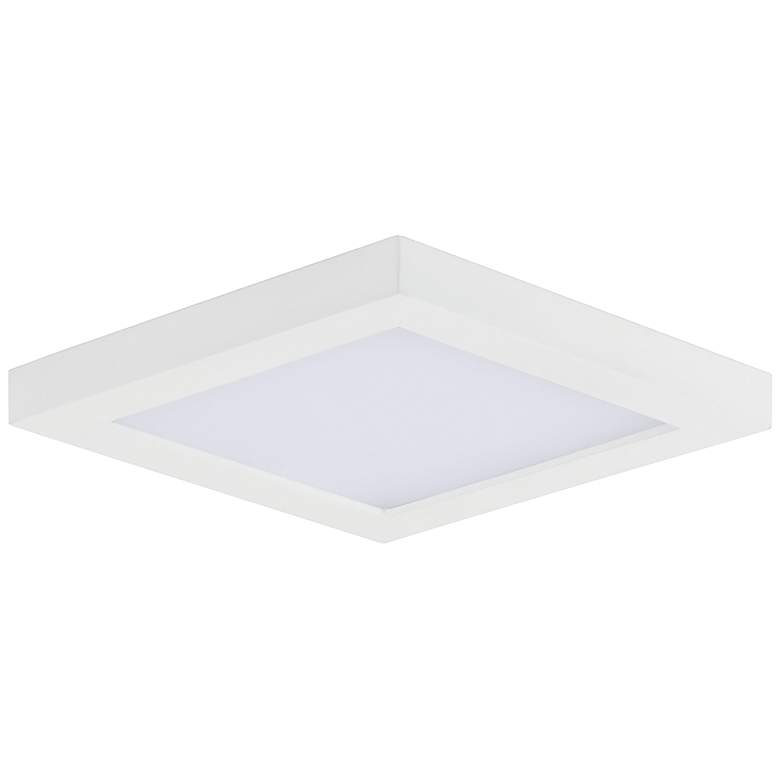 Image 2 Maxim Chip 5" Wide White Square LED Ceiling Light