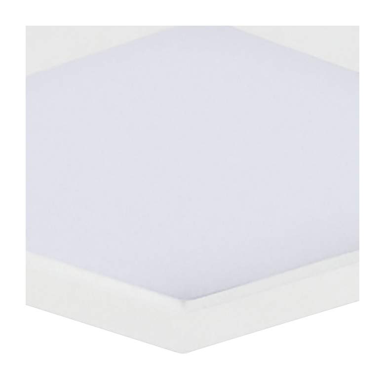 Image 3 Maxim Chip 5" Wide White Square LED Ceiling Light more views
