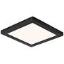 3_Maxim Chip 6.5" Black Square LED Flush Mount Ceiling Light more views