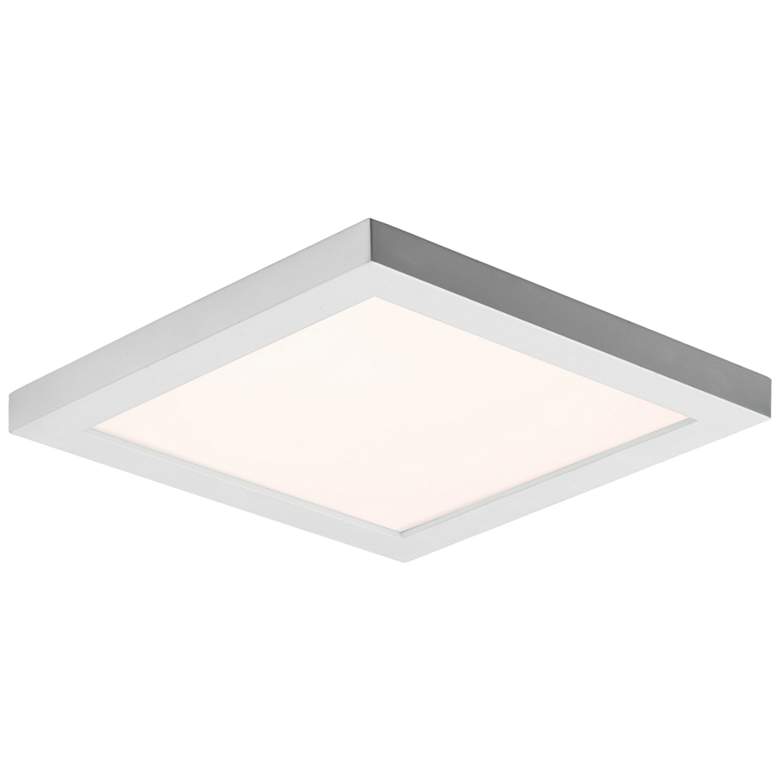 Image 3 Maxim Chip 6.5" White Square LED Flush Mount Ceiling Light more views