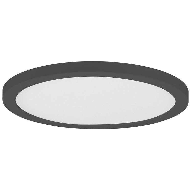 Image 1 Maxim Chip 7" Black 15W RD LED Ceiling Light - 5CCT