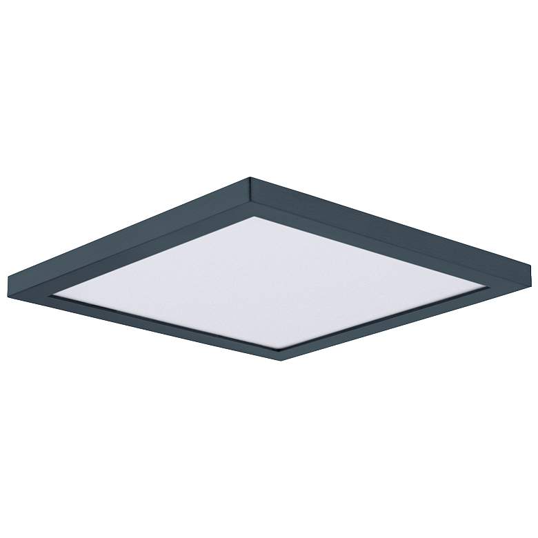 Image 2 Maxim Chip 8 1/2" Wide Black LED Ceiling Light