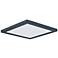 Maxim Chip 8 1/2" Wide Black LED Ceiling Light
