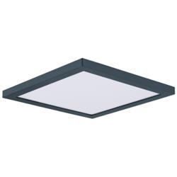 Maxim Chip 8 1/2" Wide Black LED Ceiling Light