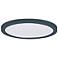 Maxim Chip 9" Black 18W RD LED Ceiling Light 3000K