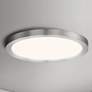 1_Maxim Chip 9" Satin Nickel 18W RD LED Ceiling Light 3000K