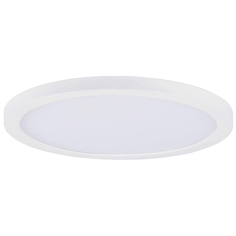 Image 2 Maxim Chip 9" White 18W RD LED Ceiling Light 3000K
