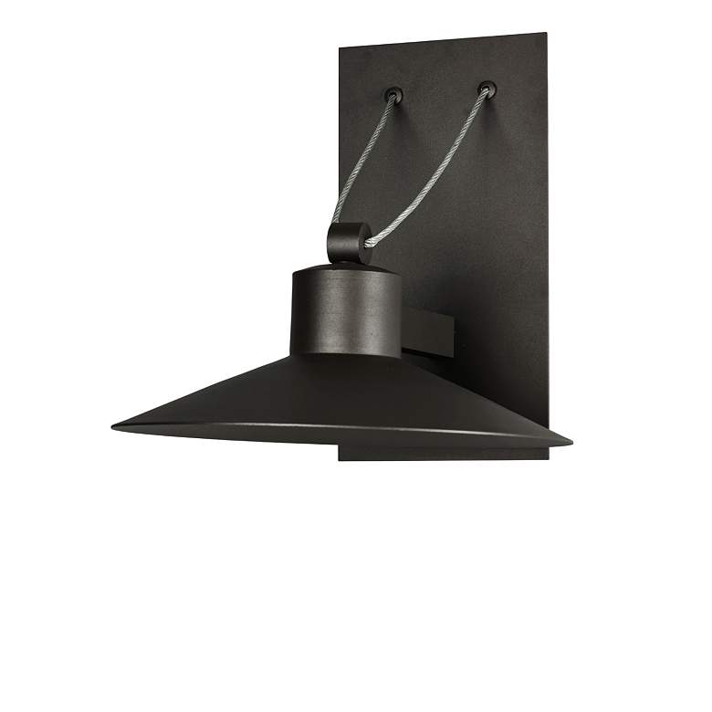 Image 4 Maxim Civic 8 1/4" High Architectural Bronze LED Outdoor Wall Light more views