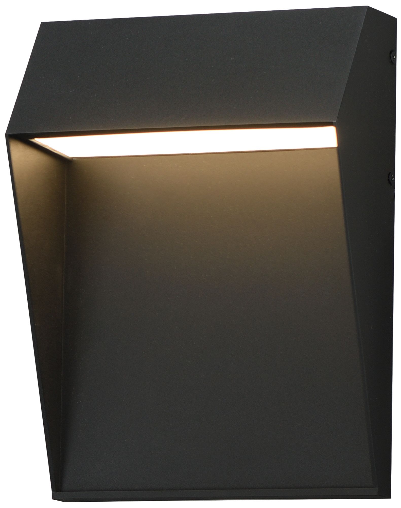 Image 2 Maxim Cliffsdege VX 11" High Black/Gold LED Outdoor Wall Sconce