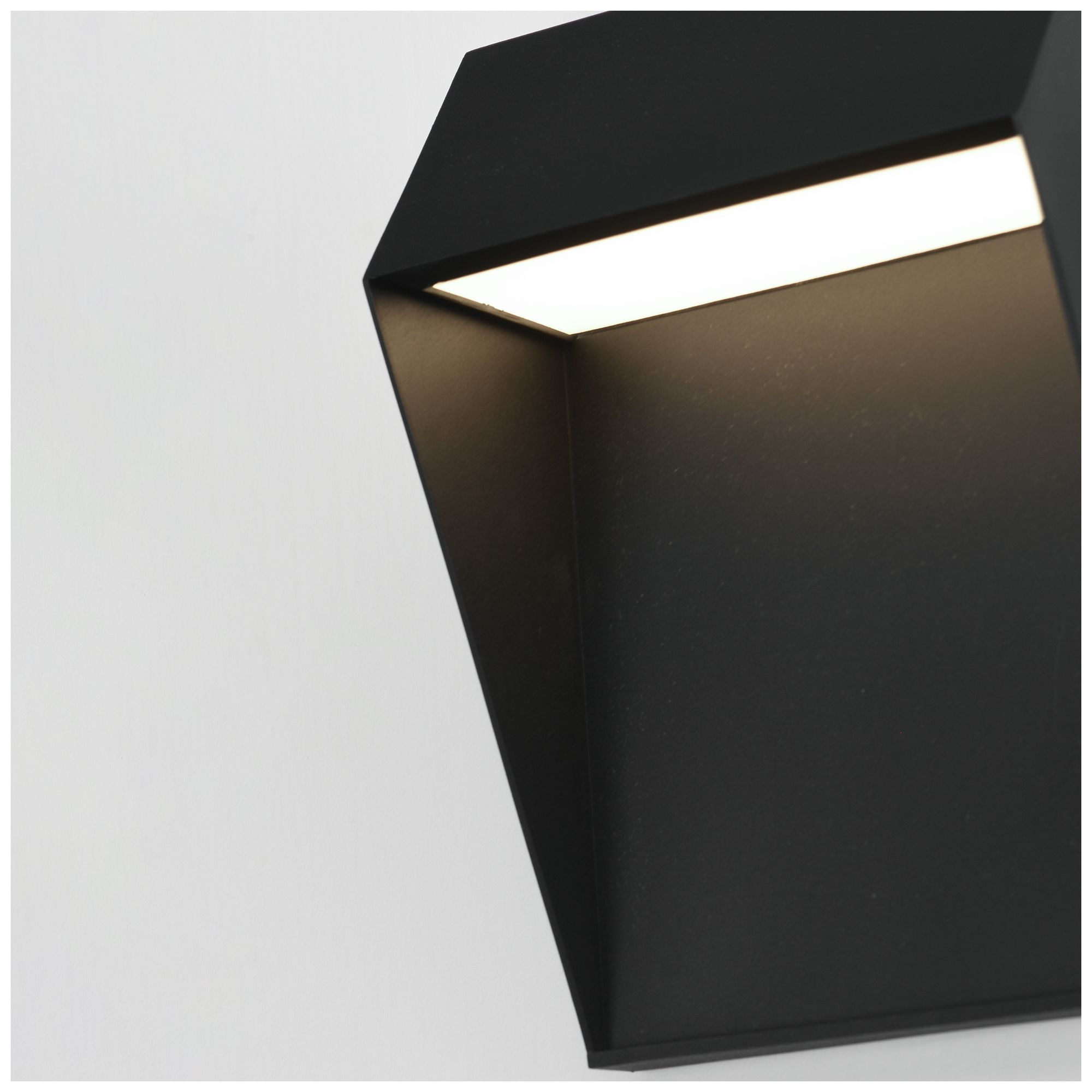 Image 6 Maxim Cliffsdege VX 11" High Black/Gold LED Outdoor Wall Sconce more views
