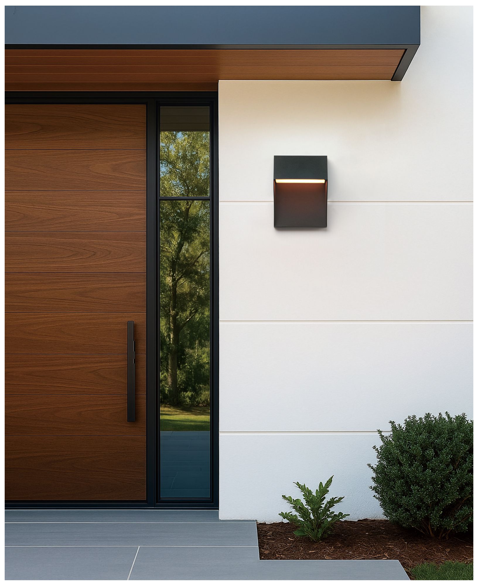 Image 7 Maxim Cliffsdege VX 11" High Black/Gold LED Outdoor Wall Sconce more views