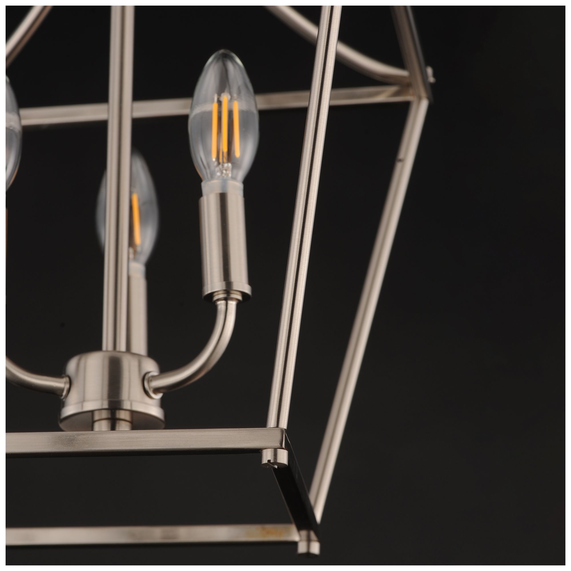 Image 5 Maxim Clifton 11 1/2" Wide Satin Nickel 3-Light Pendant more views