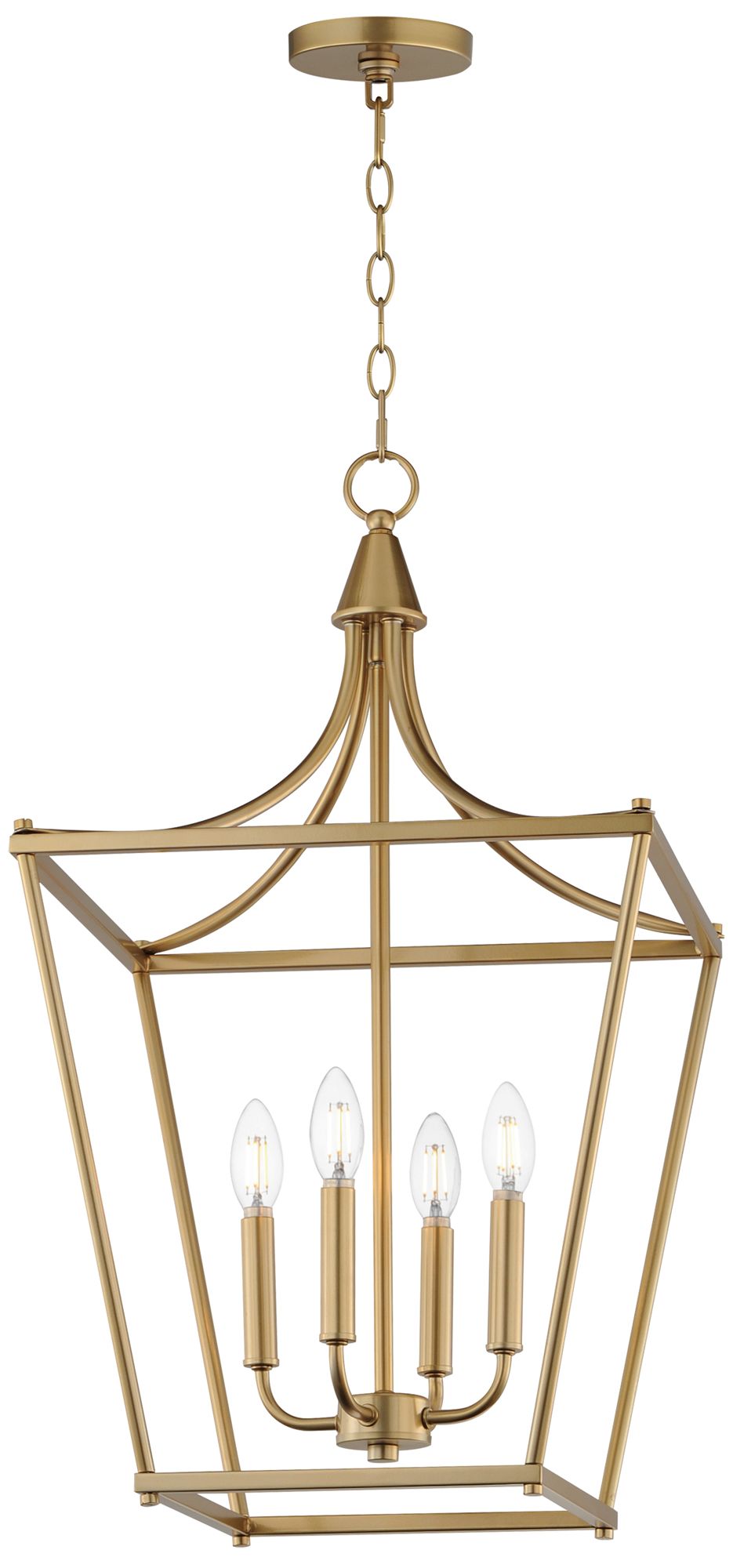 Thumbnail2 of Maxim Clifton 16" Wide Natural Aged Brass 4-Light Pendant