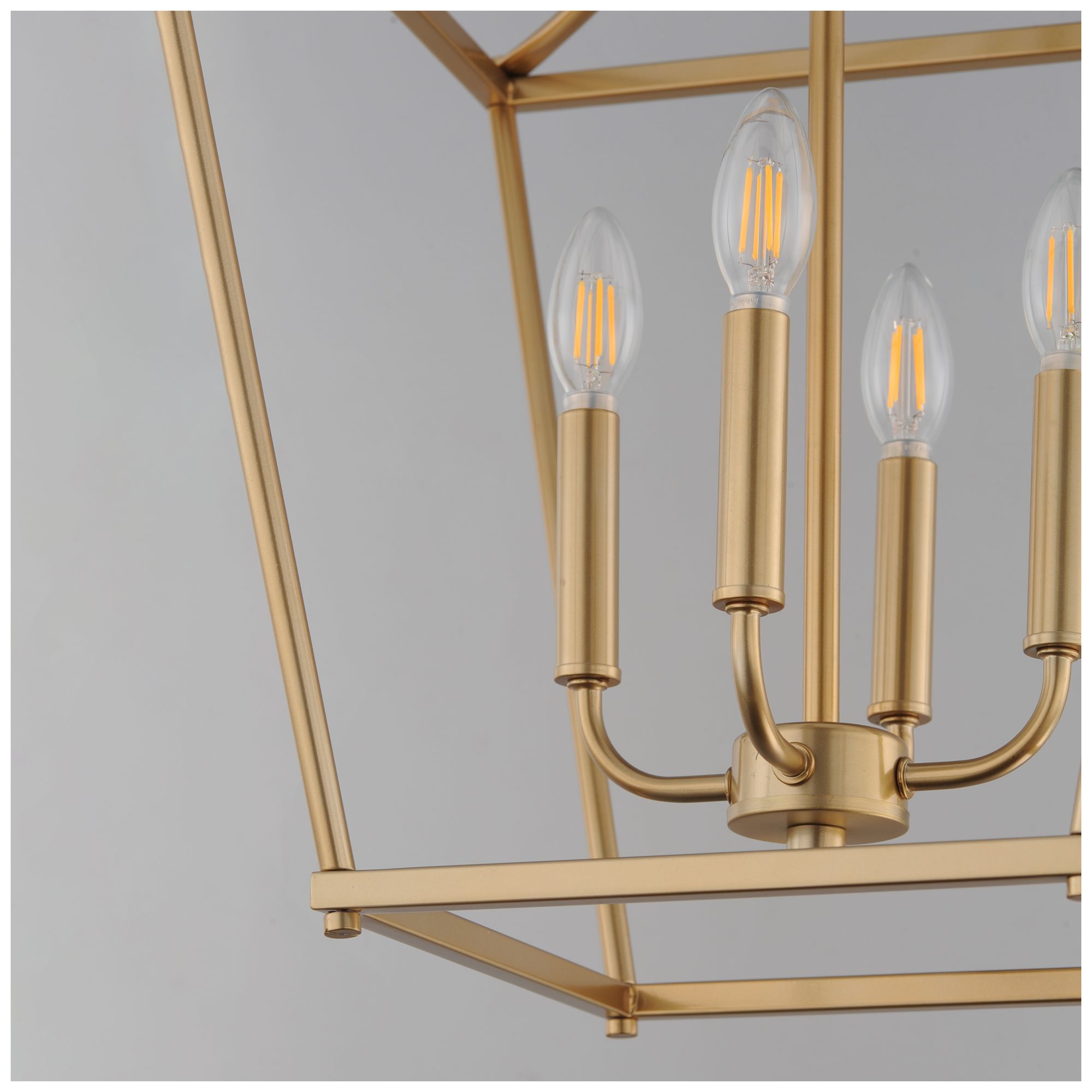 Maxim Clifton 16" Wide Natural Aged Brass 4-Light Pendant