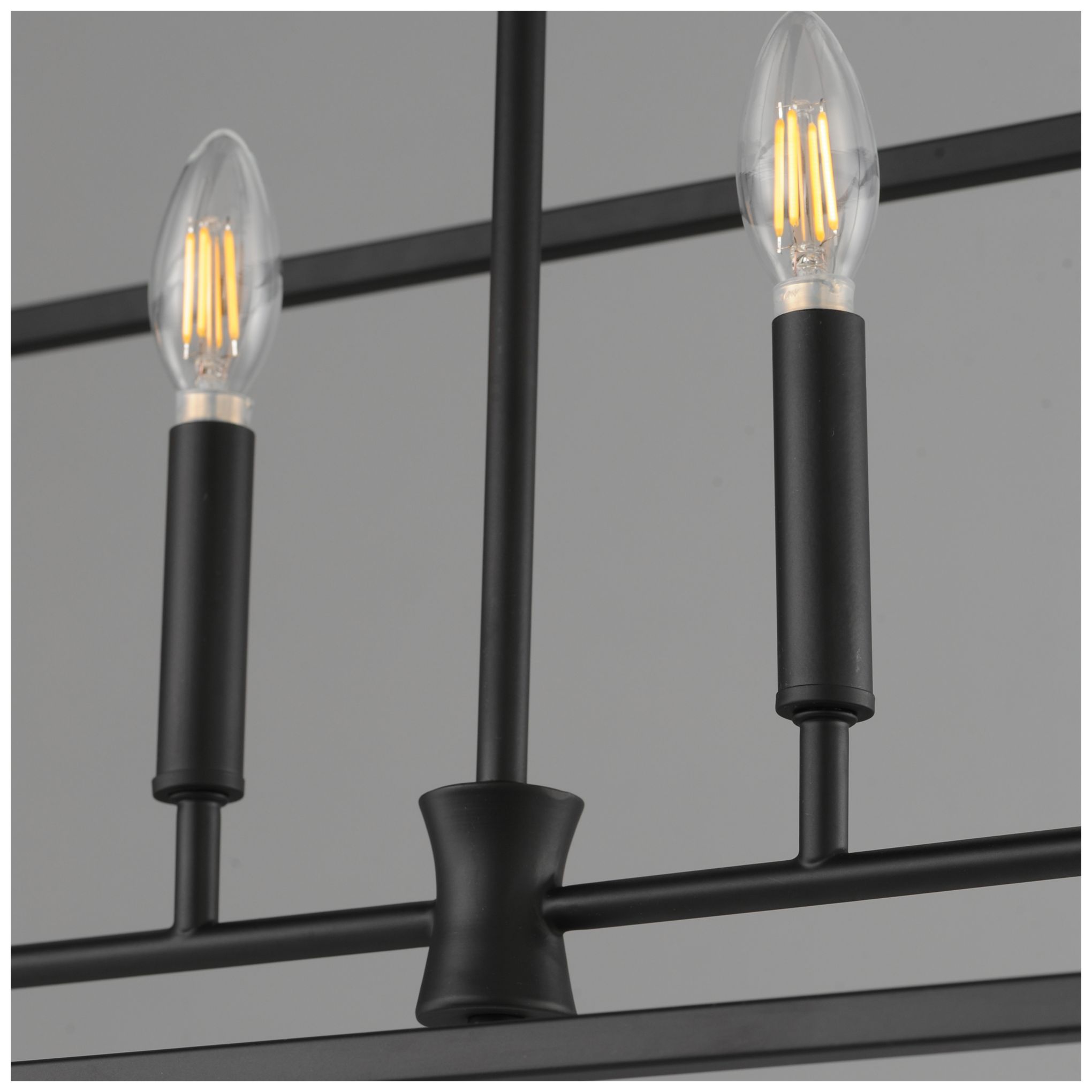 Image 5 Maxim Clifton 48" Black 6-Light Linear Pendant more views