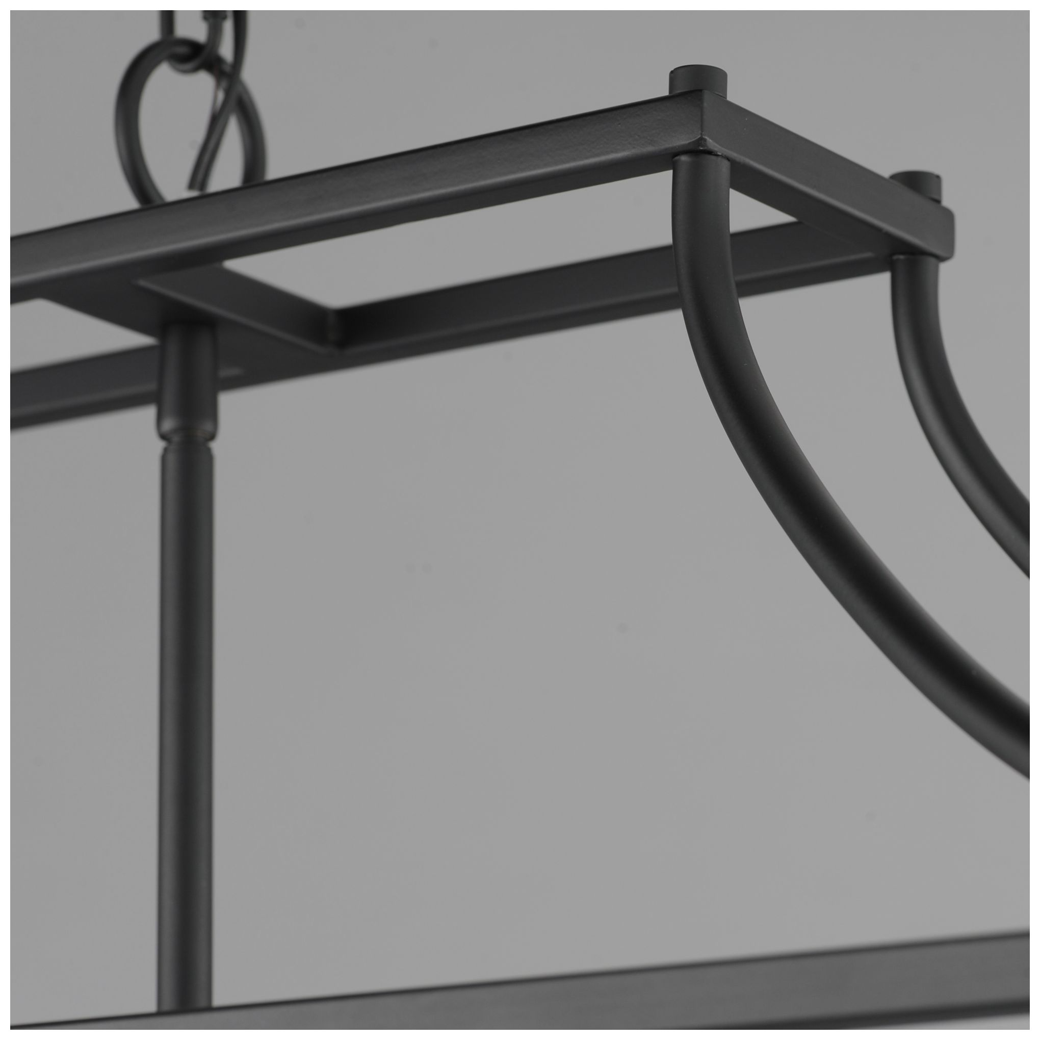 Image 6 Maxim Clifton 48" Black 6-Light Linear Pendant more views