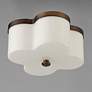 3_Maxim Clover 13 1/2" Wide Antique Bronze 2-Light Flush Mount more views