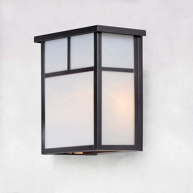 Image 2 Maxim Coldwater 11" High Black Outdoor Wall Light more views