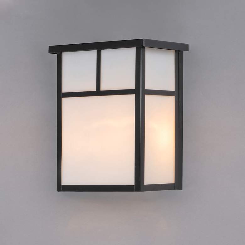 Image 4 Maxim Coldwater 11" High Black Outdoor Wall Light more views