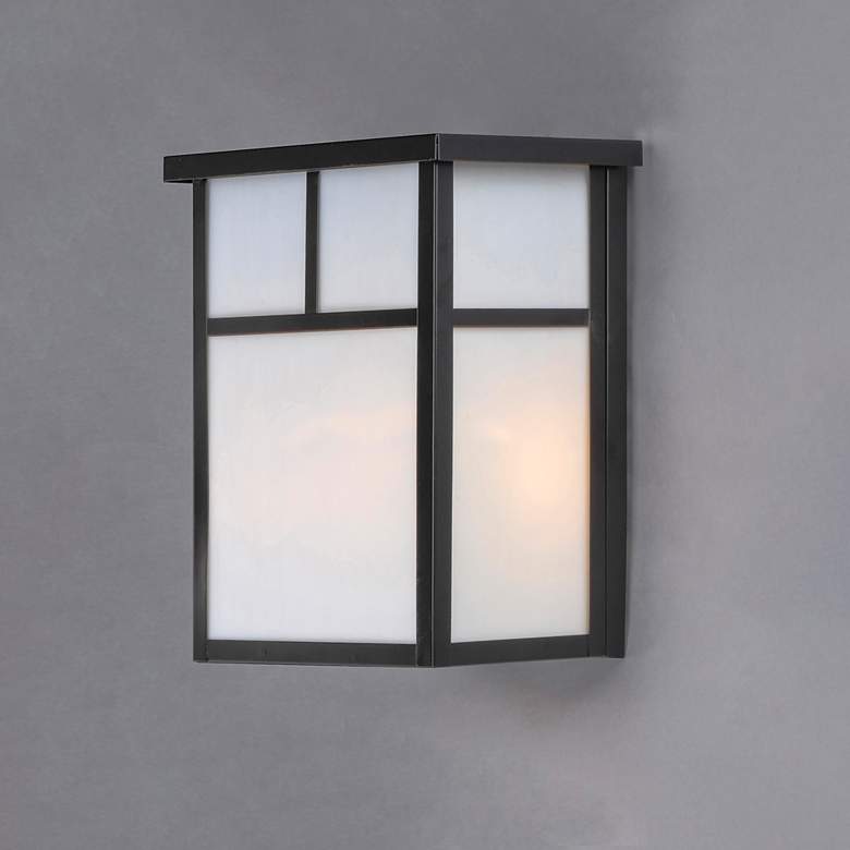 Image 6 Maxim Coldwater 11" High Black Outdoor Wall Light more views