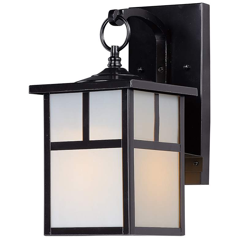 Image 2 Maxim Coldwater 12" High Black Outdoor Wall Light