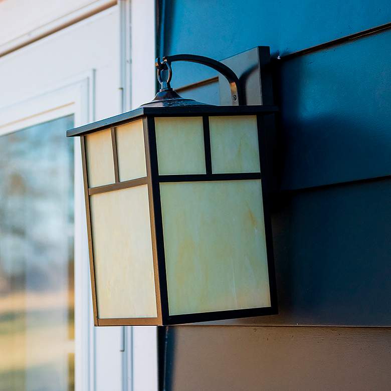 Image 1 Maxim Coldwater 12" High Burnished Outdoor Wall Light