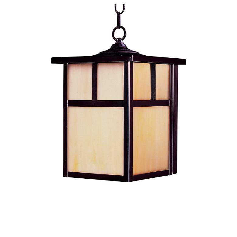 Image 2 Maxim Coldwater 15" Bronze and Honey Glass Outdoor Hanging Light more views