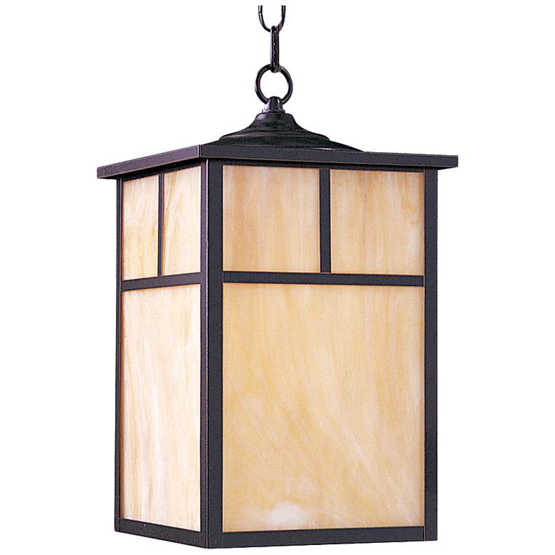 Image 1 Maxim Coldwater 15" High Burnished Outdoor Hanging Light