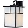 1_Maxim Coldwater 16" High Black Outdoor Lantern Wall Light