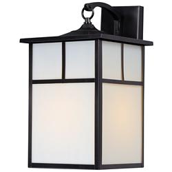 Maxim Coldwater 16" High Black Outdoor Lantern Wall Light
