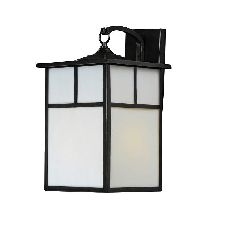 Image 2 Maxim Coldwater 16" High Black Outdoor Lantern Wall Light more views