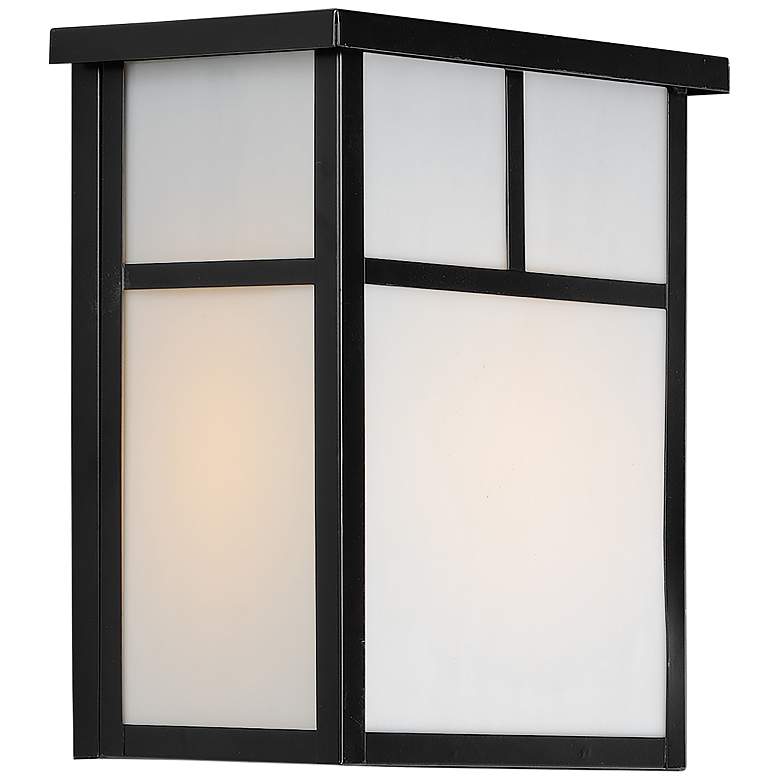 Image 2 Maxim Coldwater 7 1/2" High Black Outdoor Wall Light