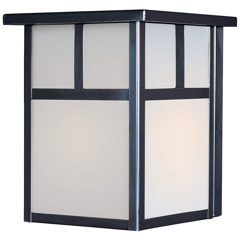 Image 2 Maxim Coldwater 7 1/2" High Black Outdoor Wall Light