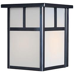 Maxim Coldwater 7 1/2" High Black Outdoor Wall Light