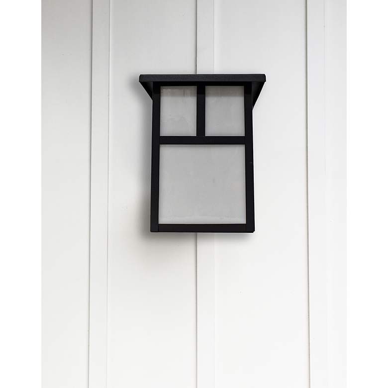 Image 3 Maxim Coldwater 7 1/2" High Black Outdoor Wall Light more views