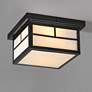4_Maxim Coldwater 9 1/4" Wide Black Outdoor Ceiling Light more views