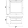 6_Maxim Coldwater 9 1/4" Wide Black Outdoor Ceiling Light more views