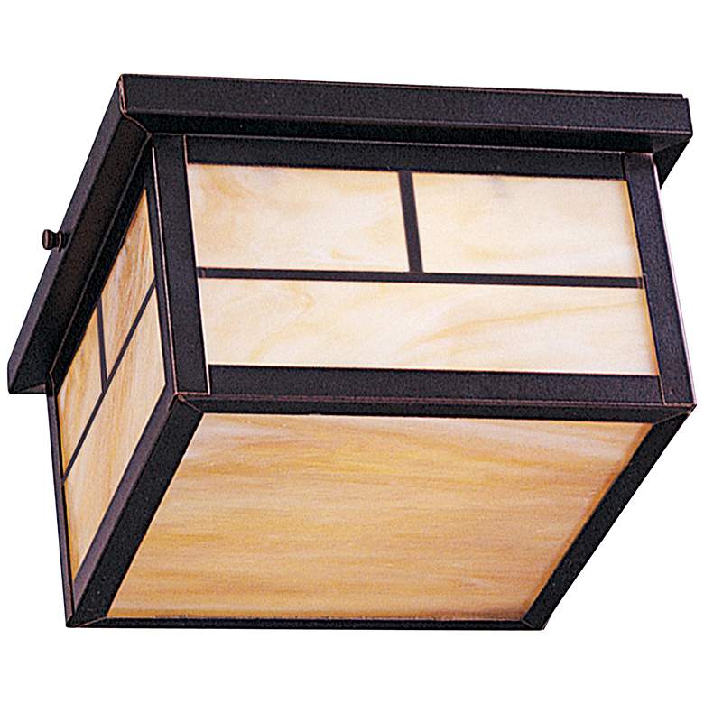 Image 1 Maxim Coldwater 9 inchW Burnished LED Outdoor Ceiling Light